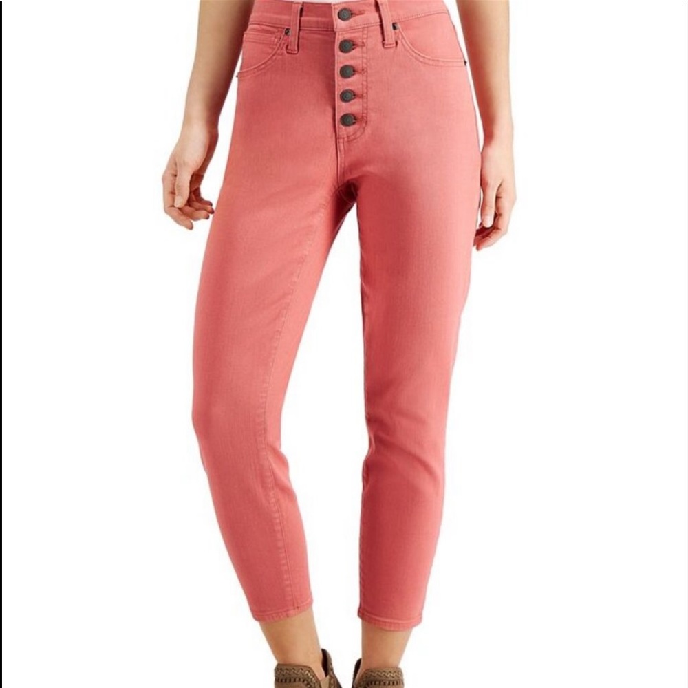 Lucky Brand High Rise Crop Bridgette Exposed Button Fly Women’s Jeans